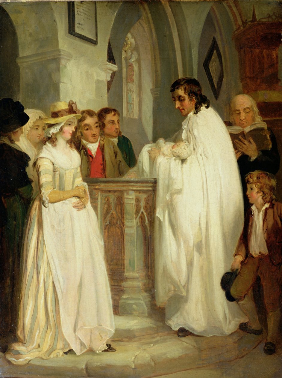 Il Battesimo (olio su tela) da Francis Wheatley