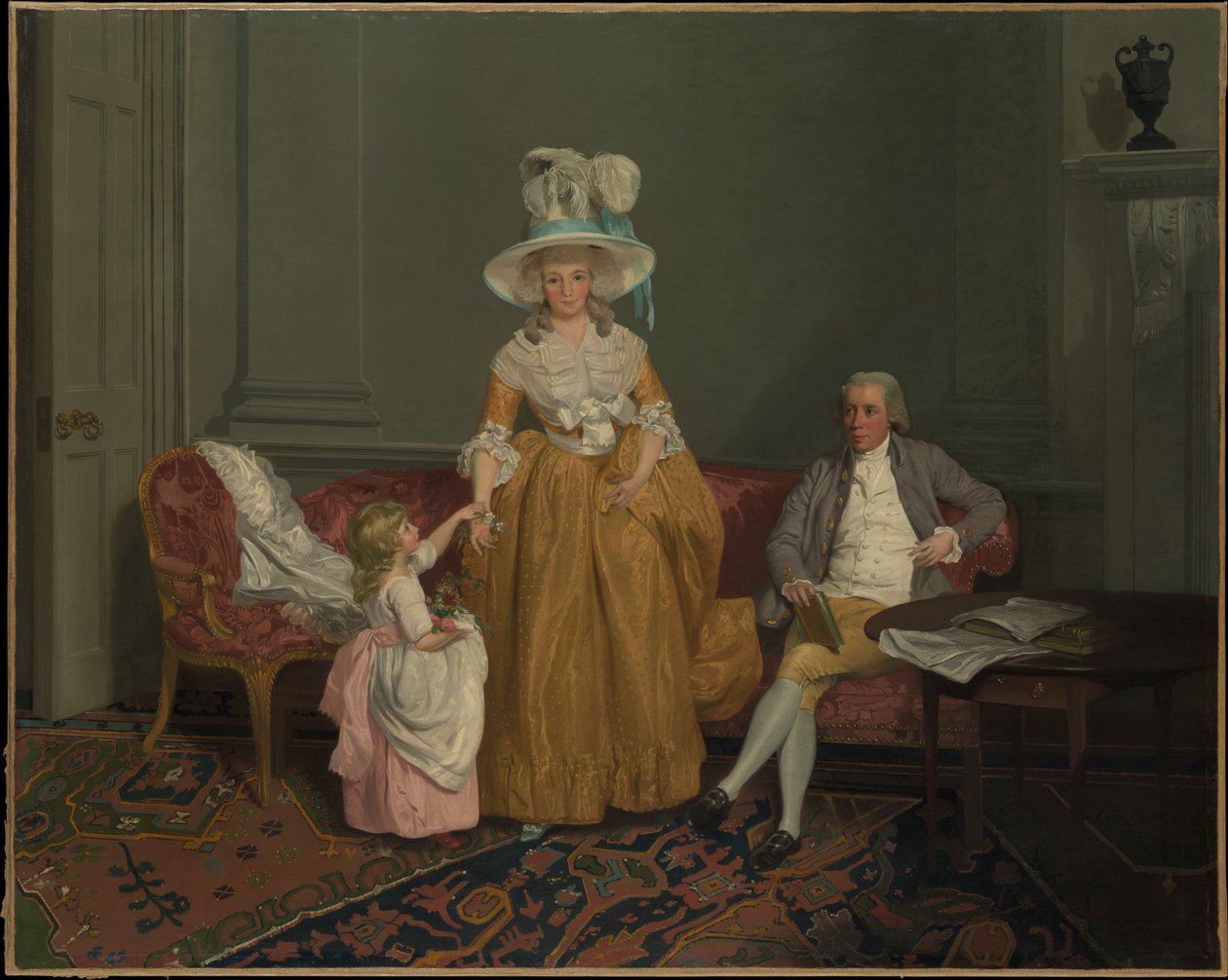 La famiglia Saithwaite da Francis Wheatley