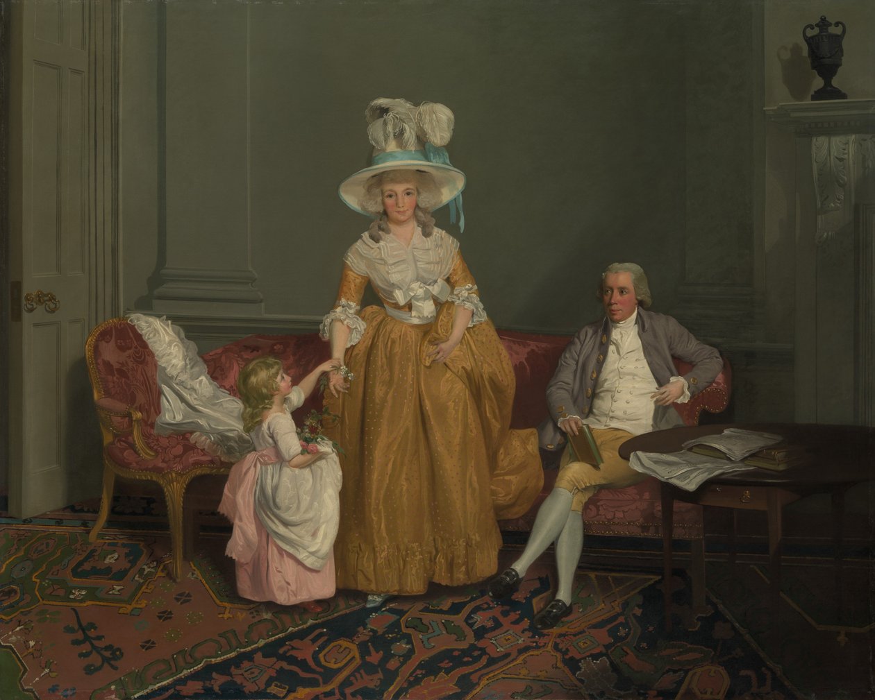 La famiglia Saithwaite, ca. 1785 da Francis Wheatley