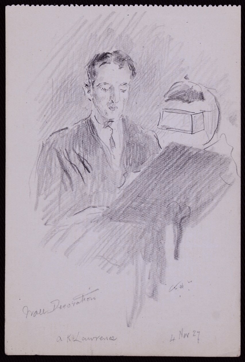 Ritratto di AK Lawrence da Francis Wilfred Lawson