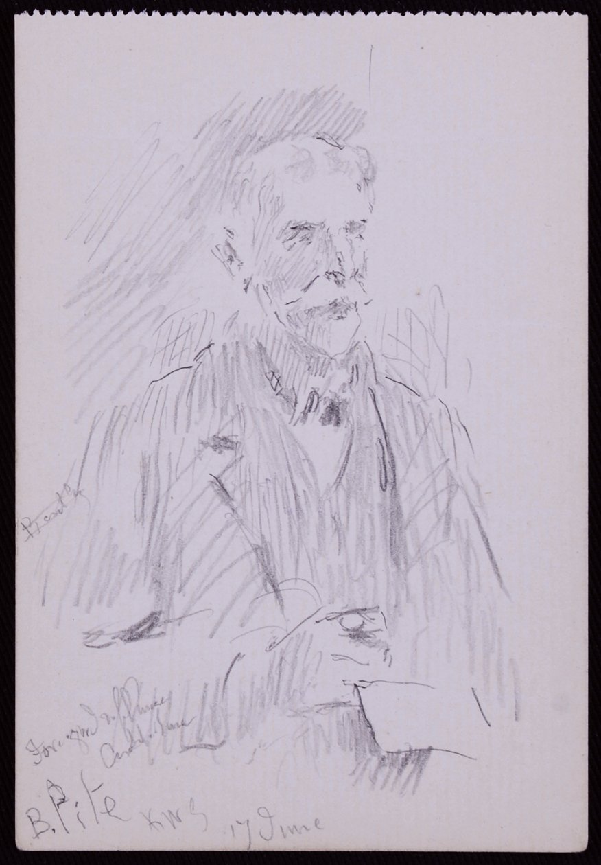 Ritratto di A Beresford Pite da Francis Wilfred Lawson