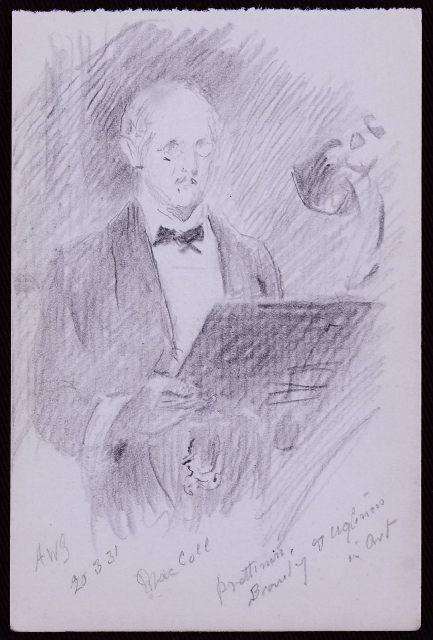 Ritratto di DS MacColl da Francis Wilfred Lawson