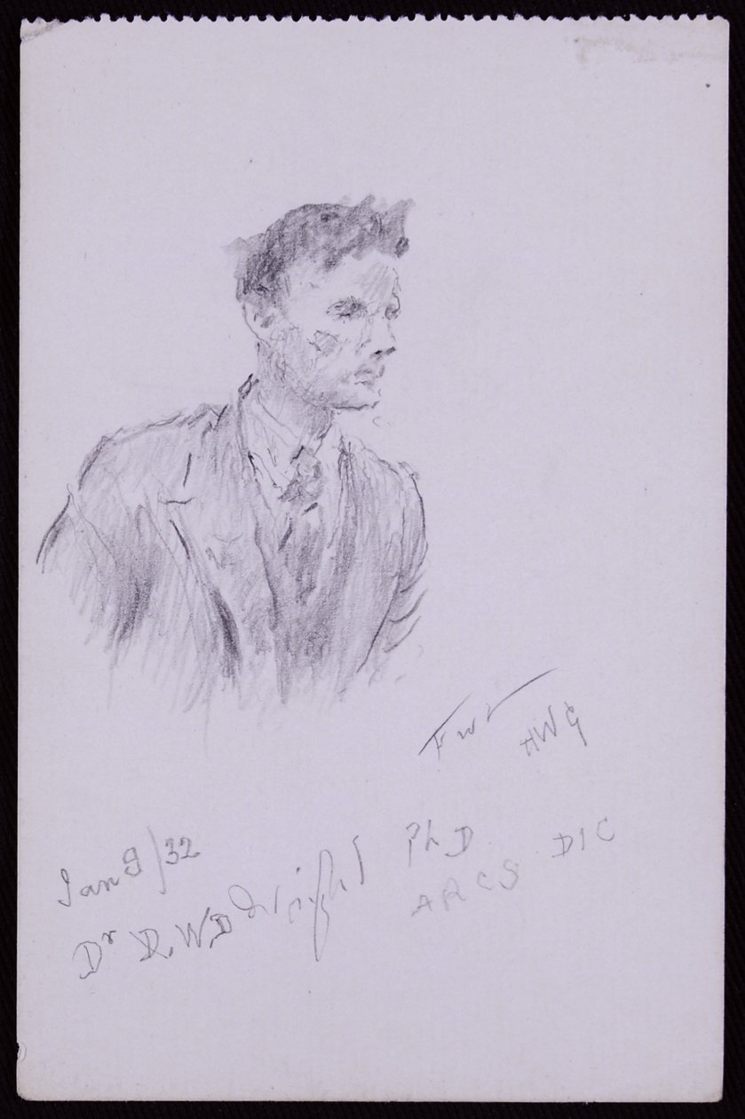 Ritratto di Dr. DWD Wright da Francis Wilfred Lawson