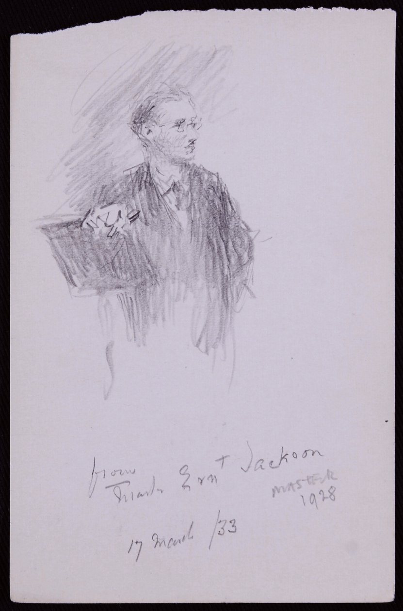 Ritratto di Ernest Jackson da Francis Wilfred Lawson