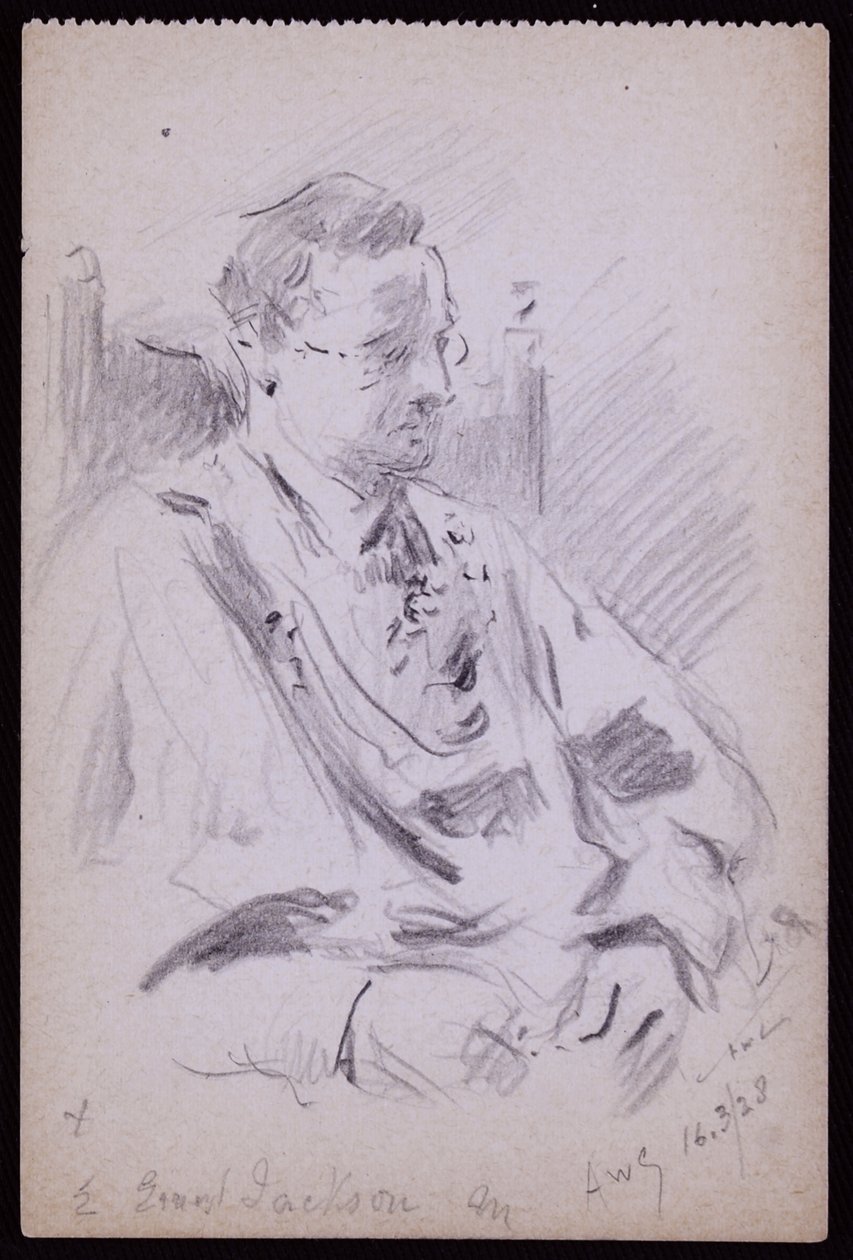 Ritratto di Ernest Jackson da Francis Wilfred Lawson