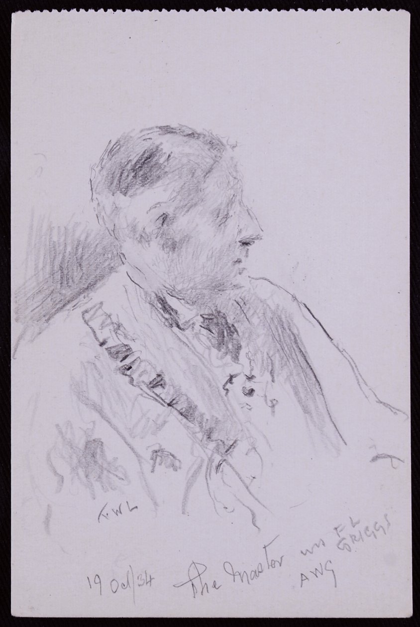 Ritratto di FL Griggs da Francis Wilfred Lawson
