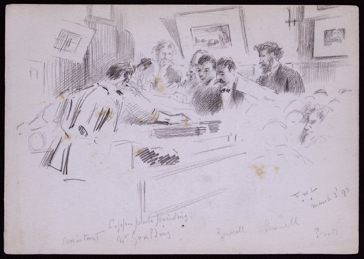 Ritratto di F. Demonstration Goulding da Francis Wilfred Lawson