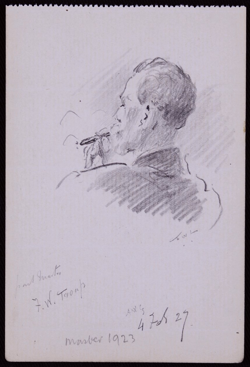 Ritratto di Francis Troup da Francis Wilfred Lawson