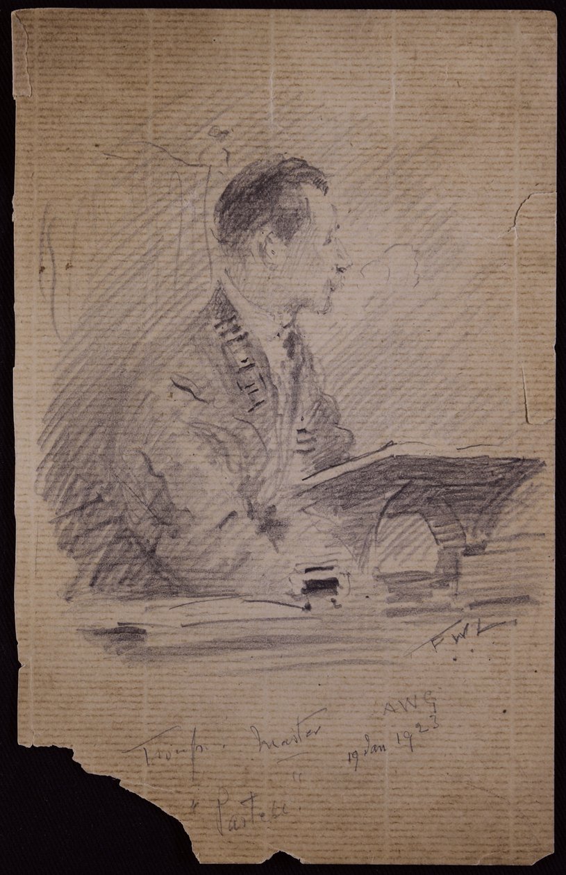 Ritratto di Francis Troup da Francis Wilfred Lawson