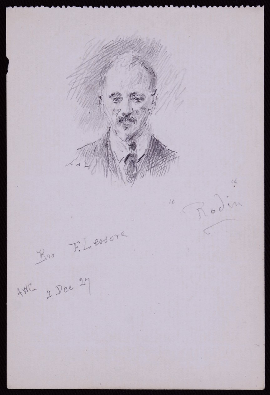 Ritratto di Frederick Lessore da Francis Wilfred Lawson