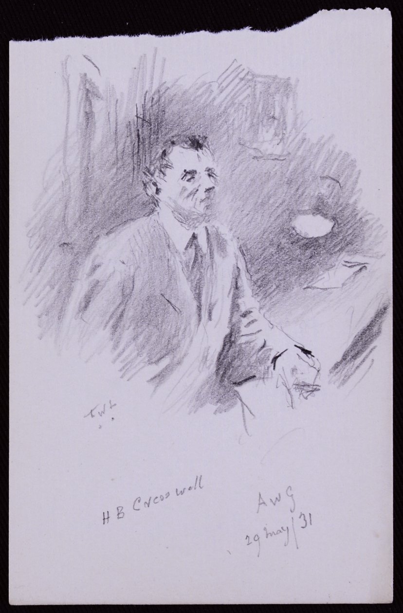 Ritratto di HB Cresswell da Francis Wilfred Lawson