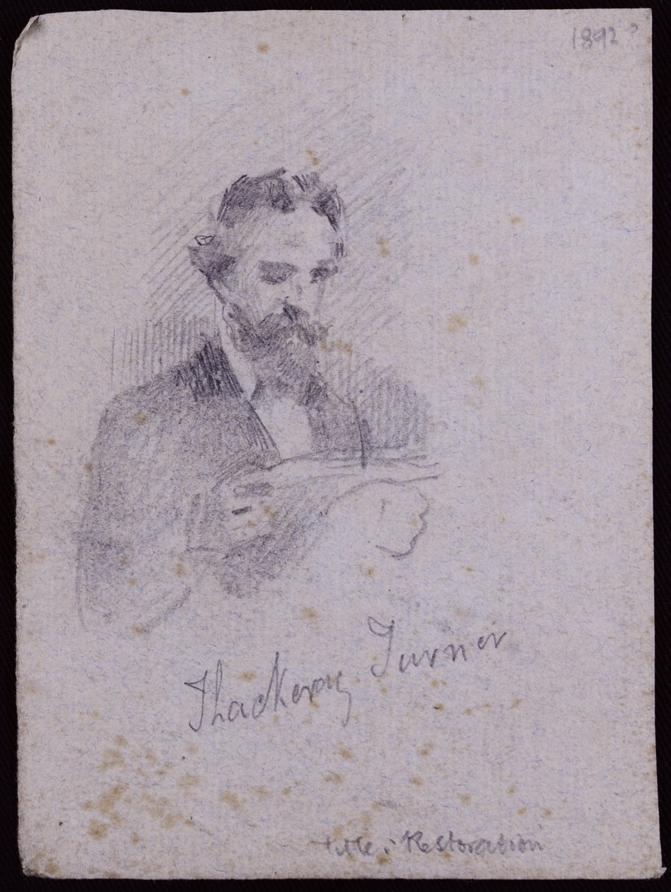 Ritratto di H Thackeray Turner, c.1900 da Francis Wilfred Lawson