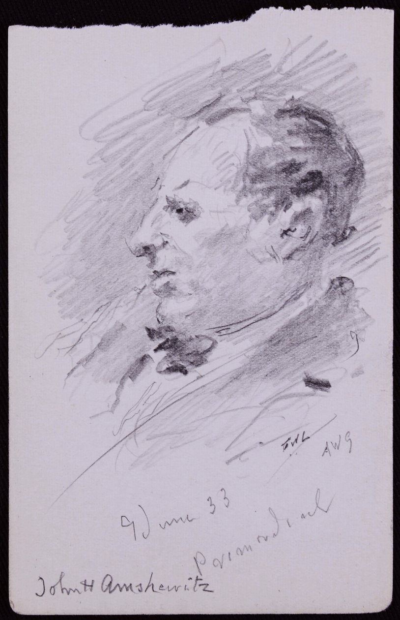 Ritratto di John Amshewitz da Francis Wilfred Lawson