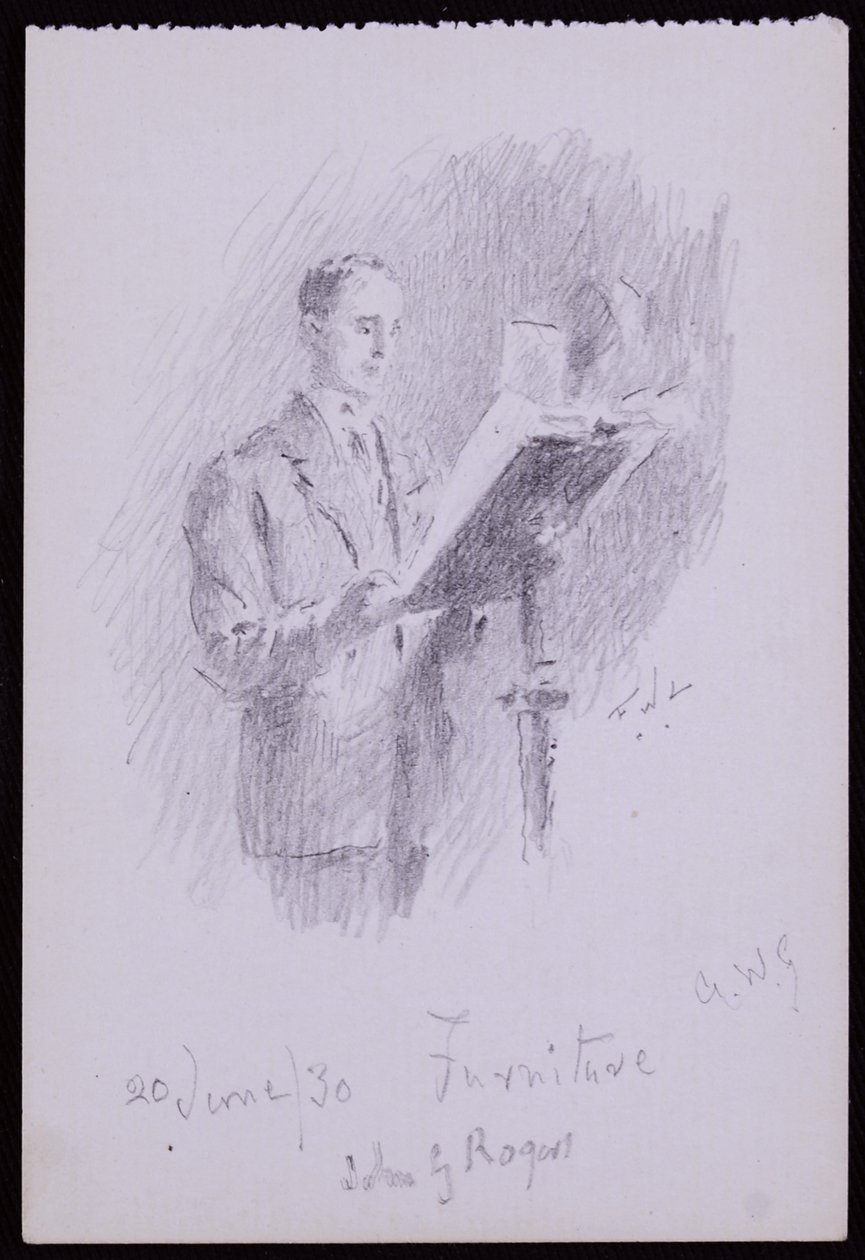 Ritratto di John G Rogers da Francis Wilfred Lawson
