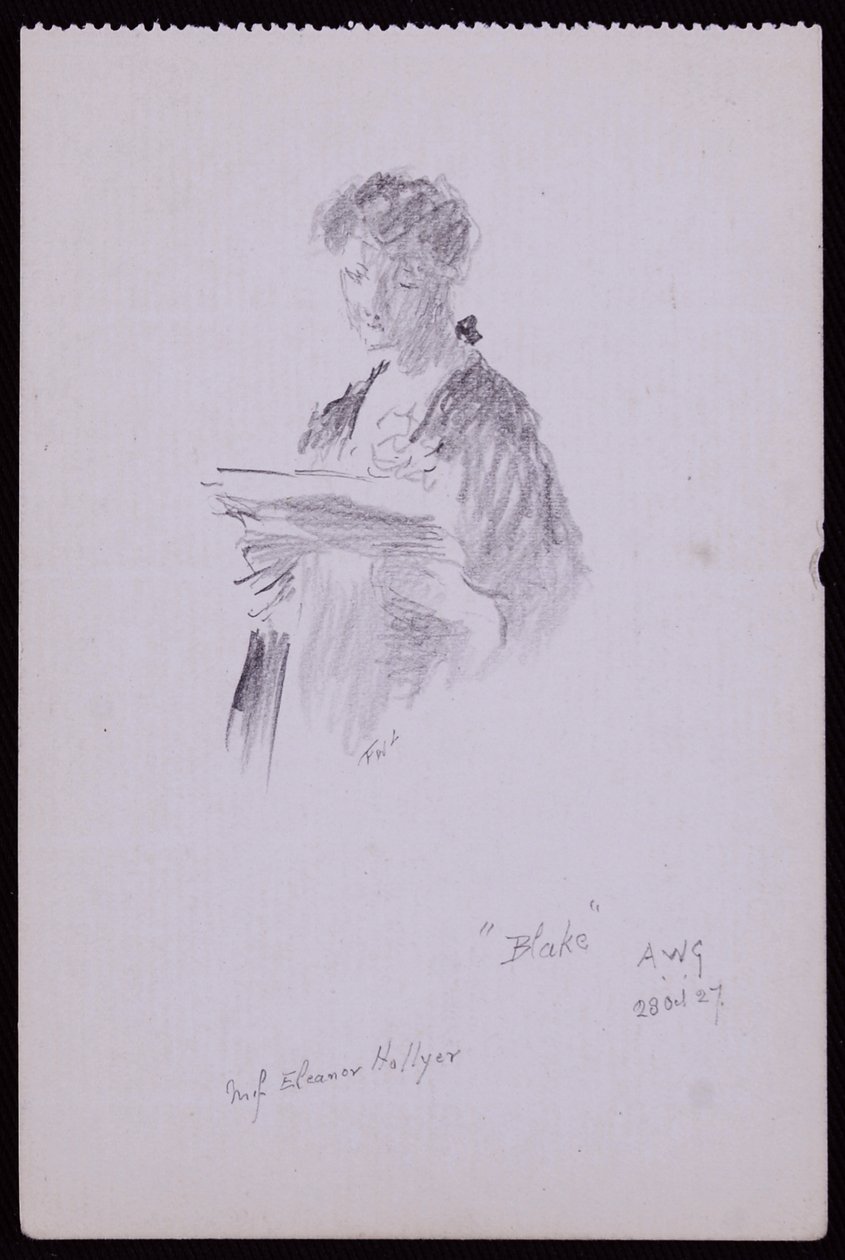 Ritratto di Miss Eleanor Hellyer da Francis Wilfred Lawson