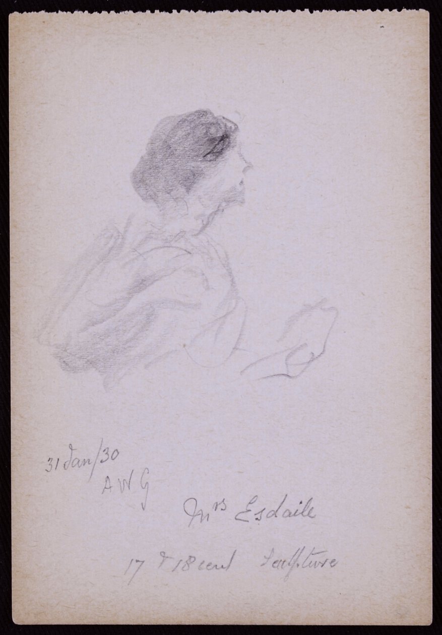 Ritratto di Mrs Arundel Esdaile da Francis Wilfred Lawson