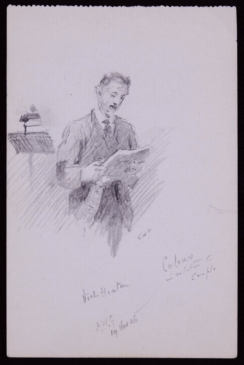 Ritratto di Noel Heaton da Francis Wilfred Lawson