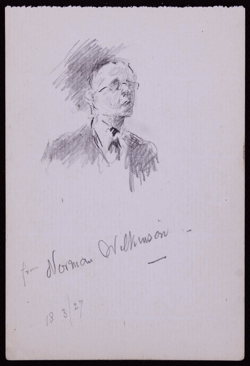Ritratto di Norman Wilkinson da Francis Wilfred Lawson