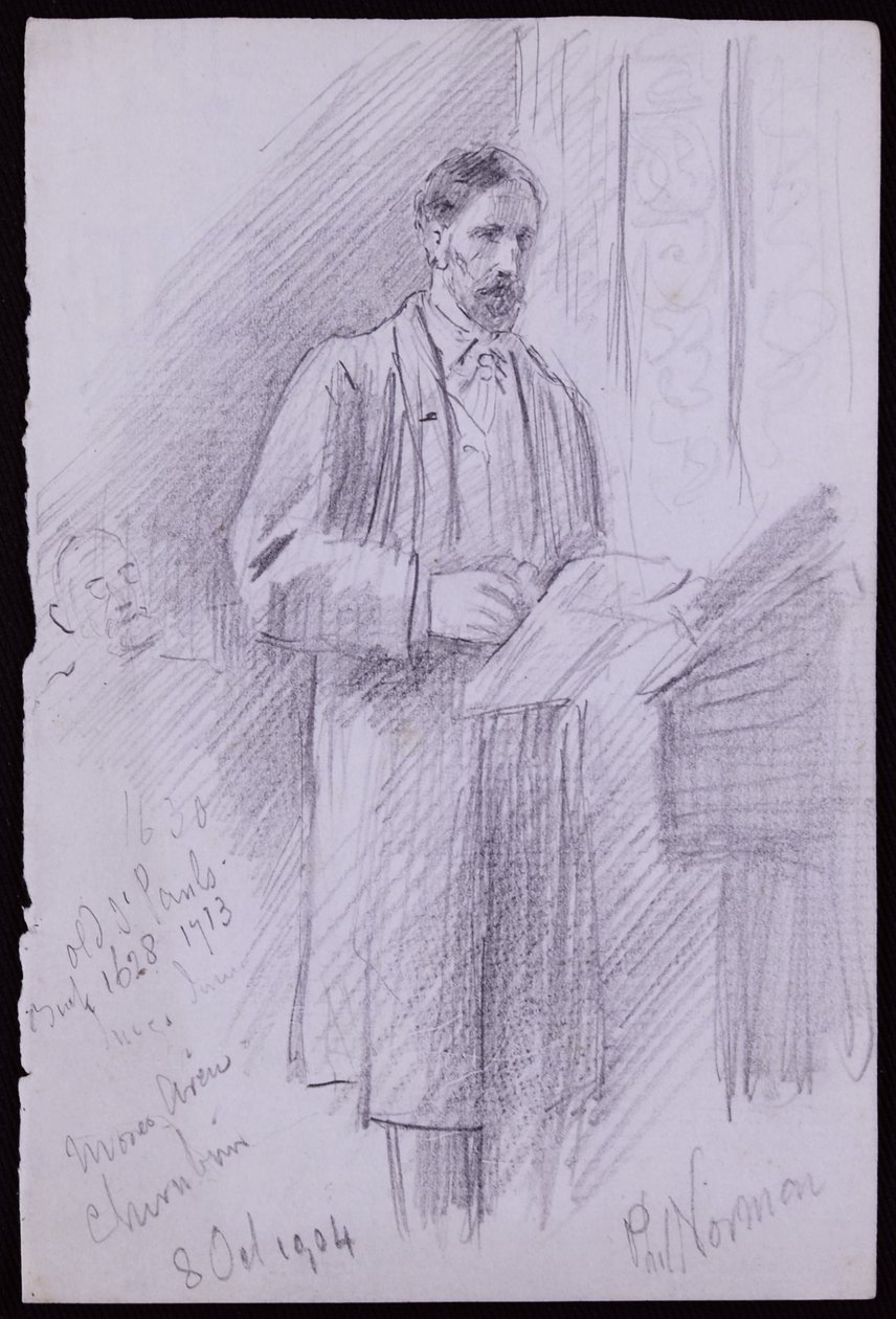 Ritratto di Philip Norman da Francis Wilfred Lawson