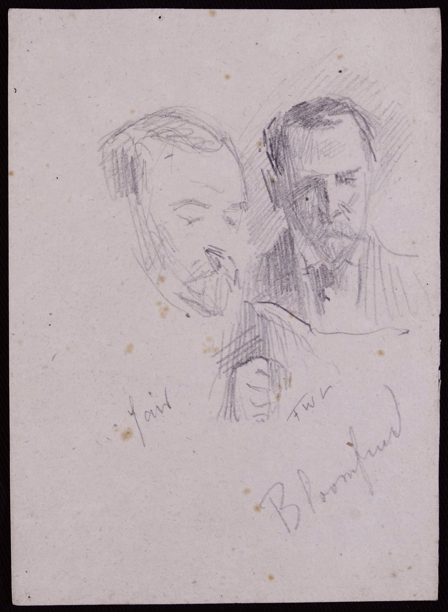Ritratto di Reginald Blomfield, c.1894 da Francis Wilfred Lawson