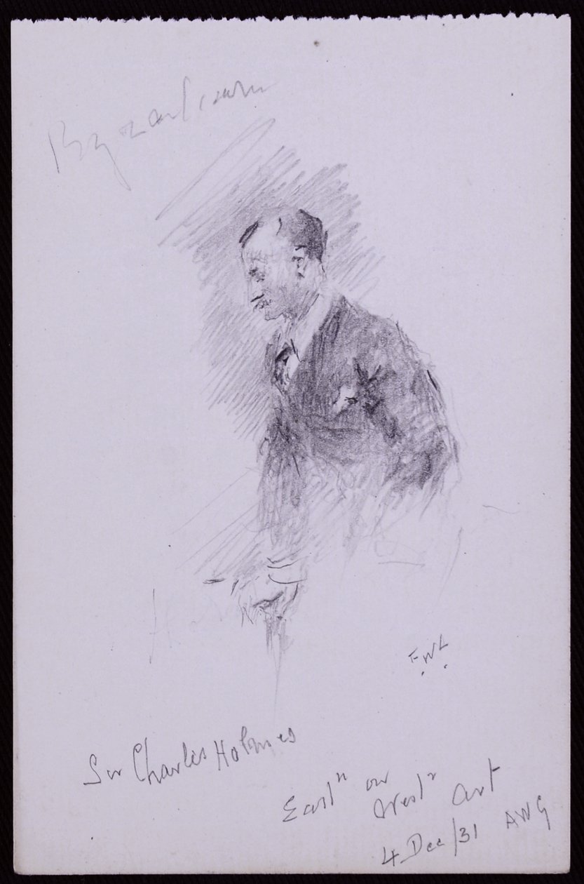 Ritratto di Sir Charles Holmes da Francis Wilfred Lawson