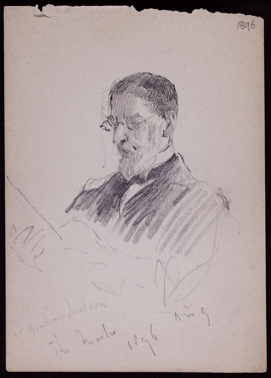 Ritratto di TG Jackson da Francis Wilfred Lawson