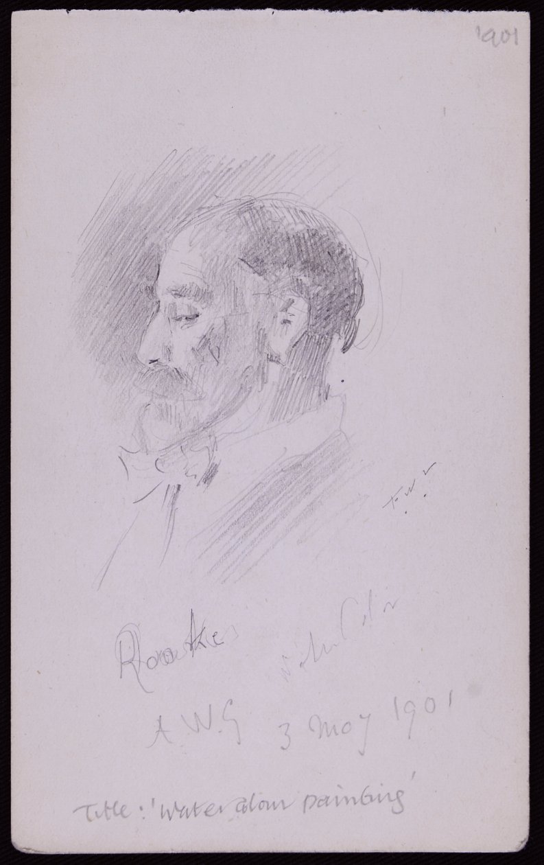 Ritratto di TM Rooke da Francis Wilfred Lawson