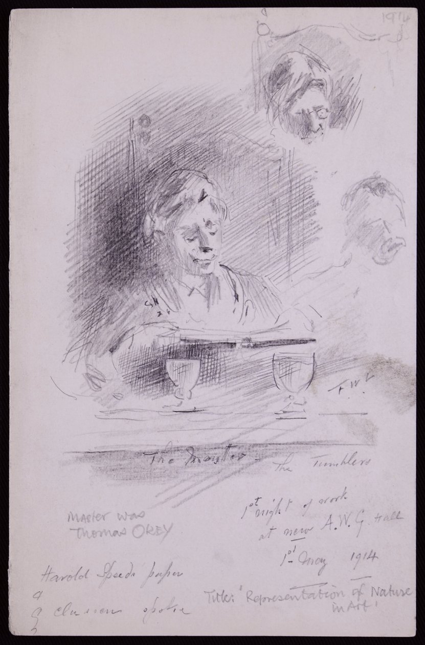 Ritratto di Thomas Okey da Francis Wilfred Lawson