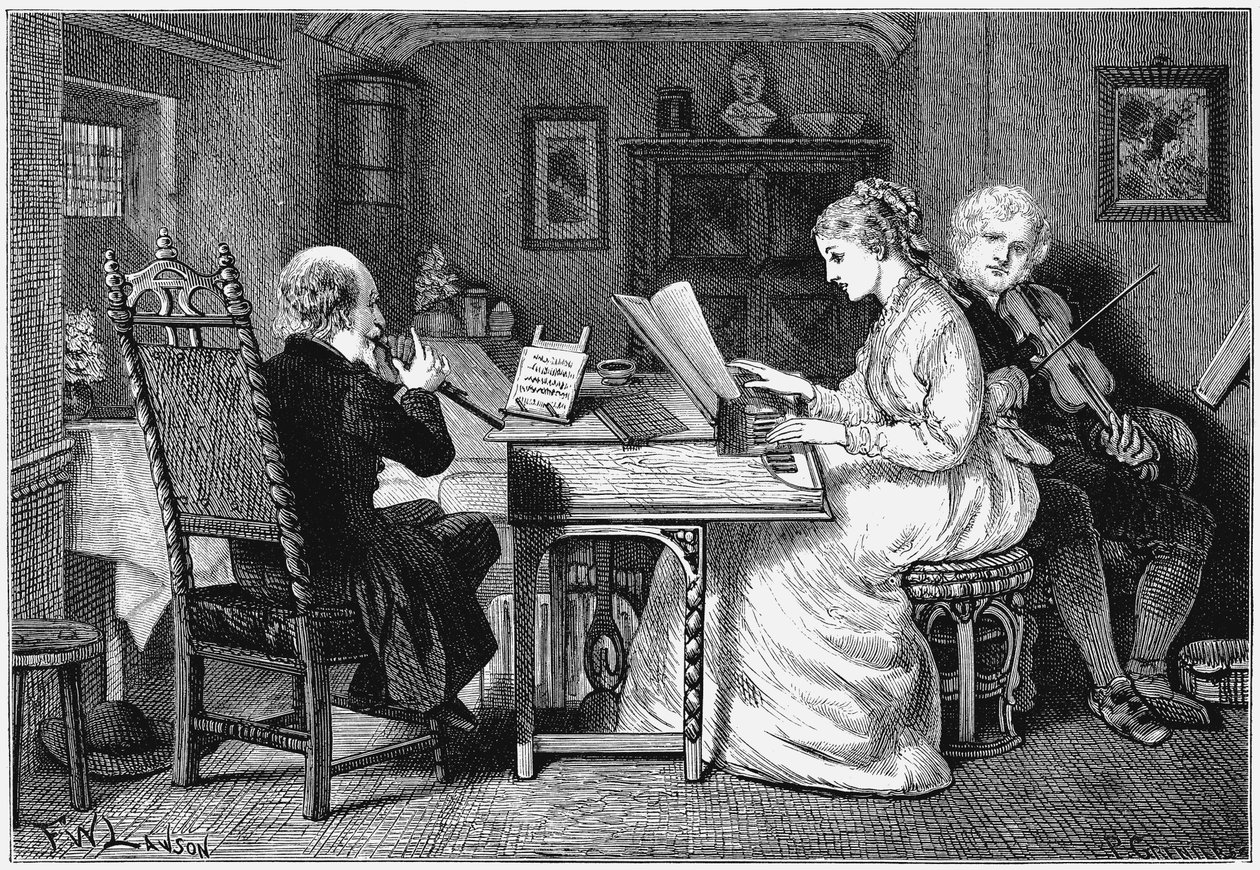 Fare musica, Londra, 1874 da Francis Wilfrid Lawson