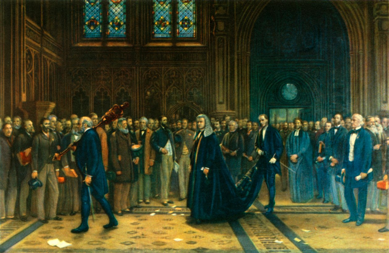 La processione dello Speaker da Francis Wilfrid Lawson