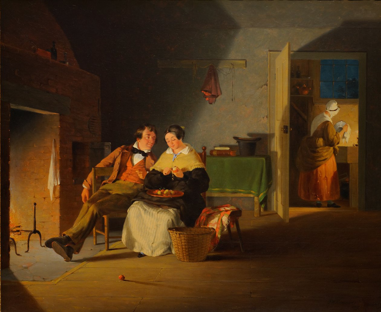 Corteggiamento da Francis William Edmonds