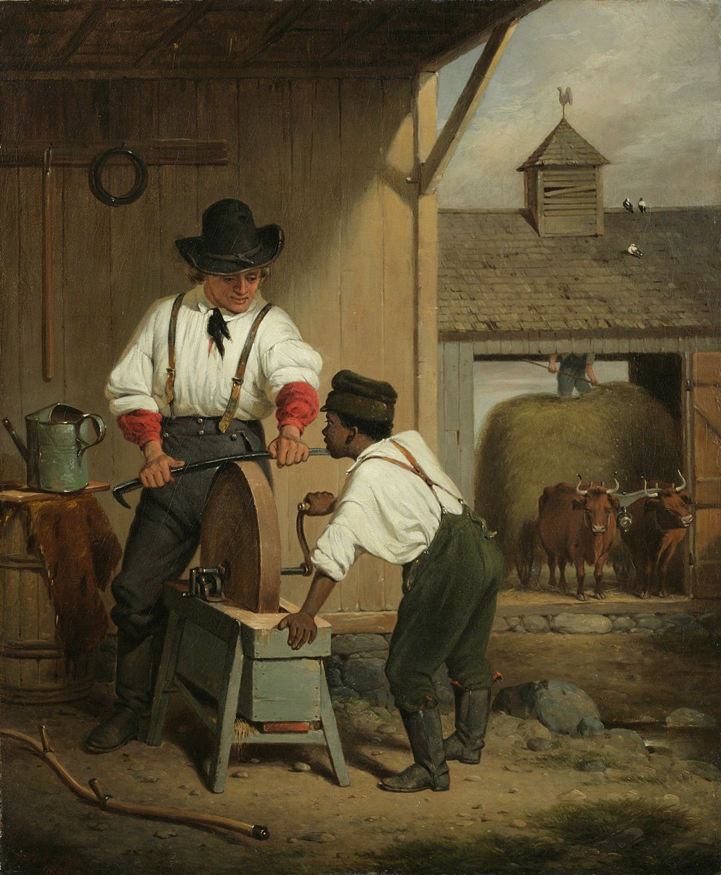 Il macinatore di falci, 1856 da Francis William Edmonds