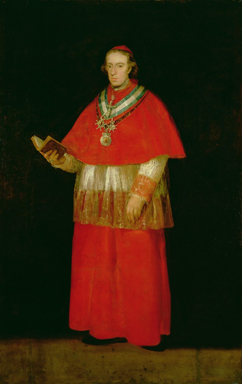 Cardinale Don Luis de Bourbon (1777-1823) c.1800 da Francisco de Goya