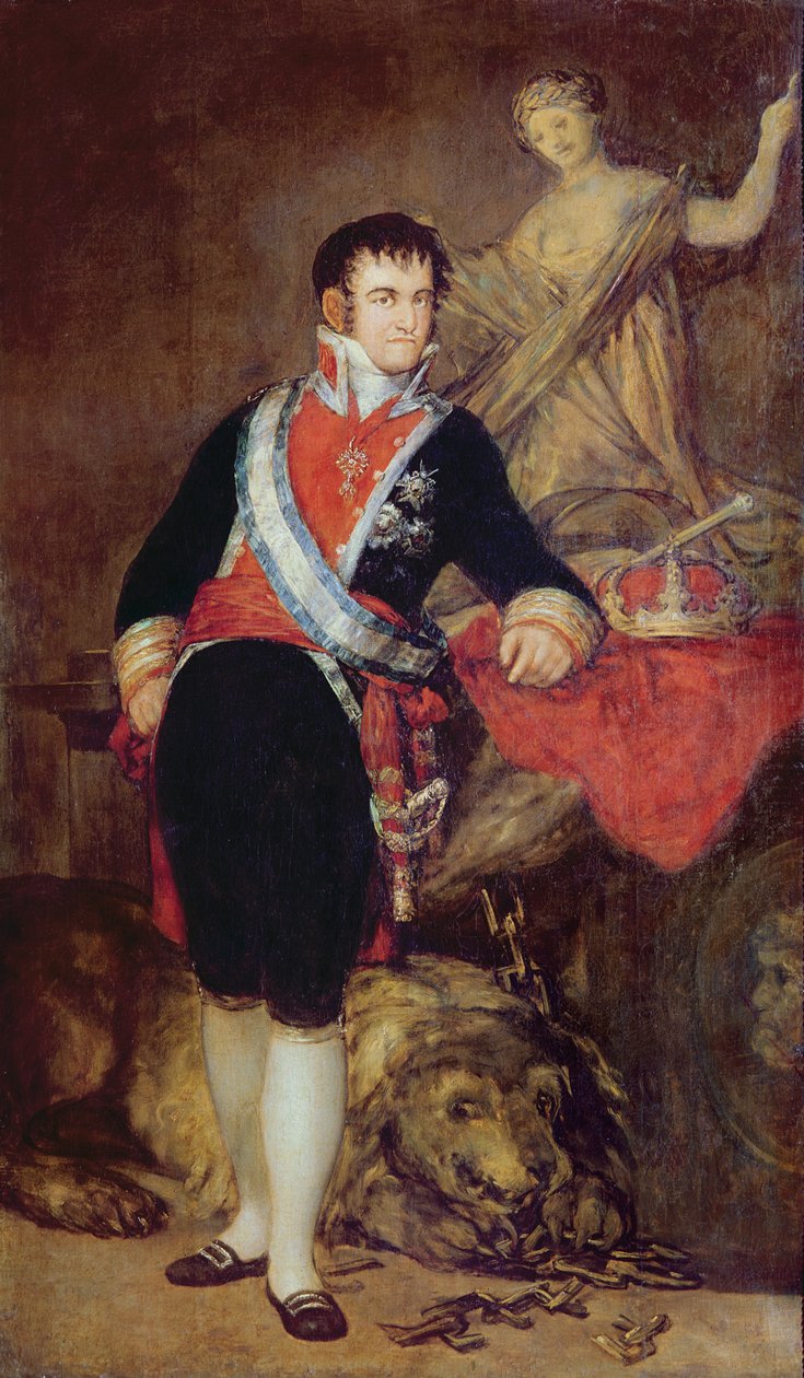 Ferdinando VII (1784-1833) di Borbone, 1814 da Francisco de Goya