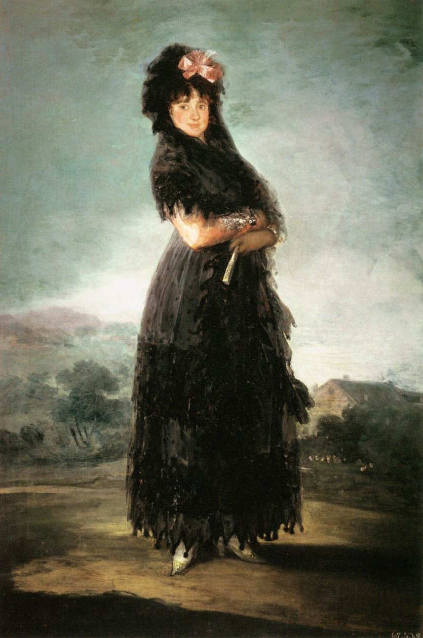 Mariana Waldstein, nona marchesa di Santa Cruz da Francisco de Goya