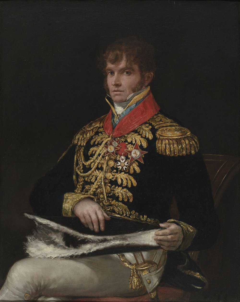 Nicolas Guye con Ordine Reale di Spagna da Francisco de Goya