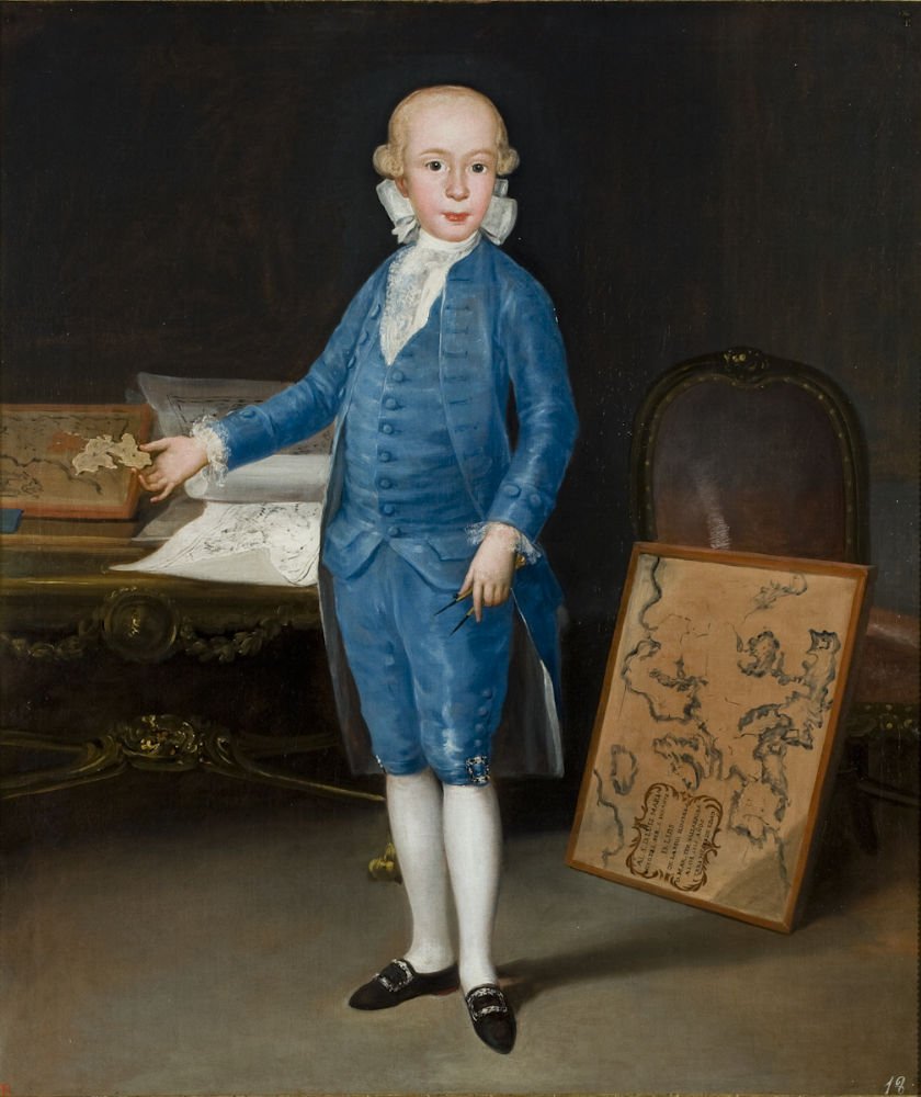 Ritratto di Luis María de Borbón y Vallabriga da Francisco de Goya