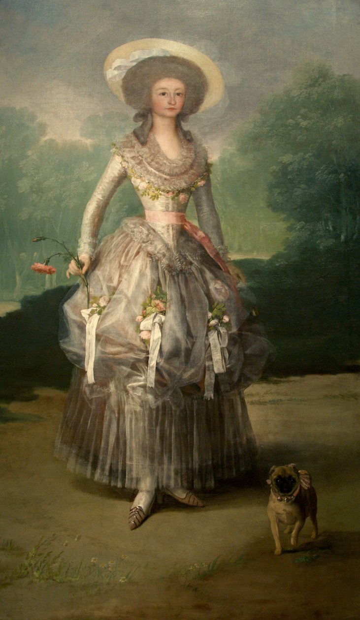 Ritratto di María Ana de Pontejos y Sandoval da Francisco de Goya