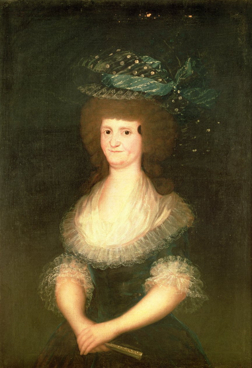 Ritratto della Regina Maria Luisa (1751-1819) moglie del Re Carlo IV (1788-1808) di Spagna da Francisco de Goya