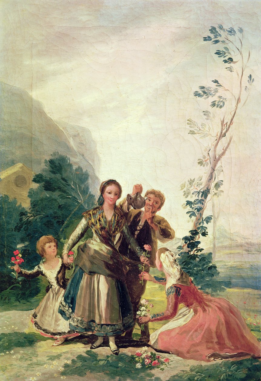 Primavera o la venditrice di fiori, 1786 da Francisco de Goya