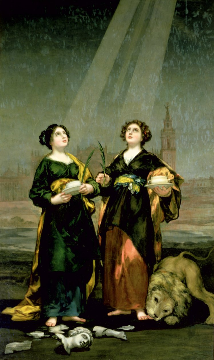 Santa Giustina e Santa Rufina, 1817 da Francisco de Goya