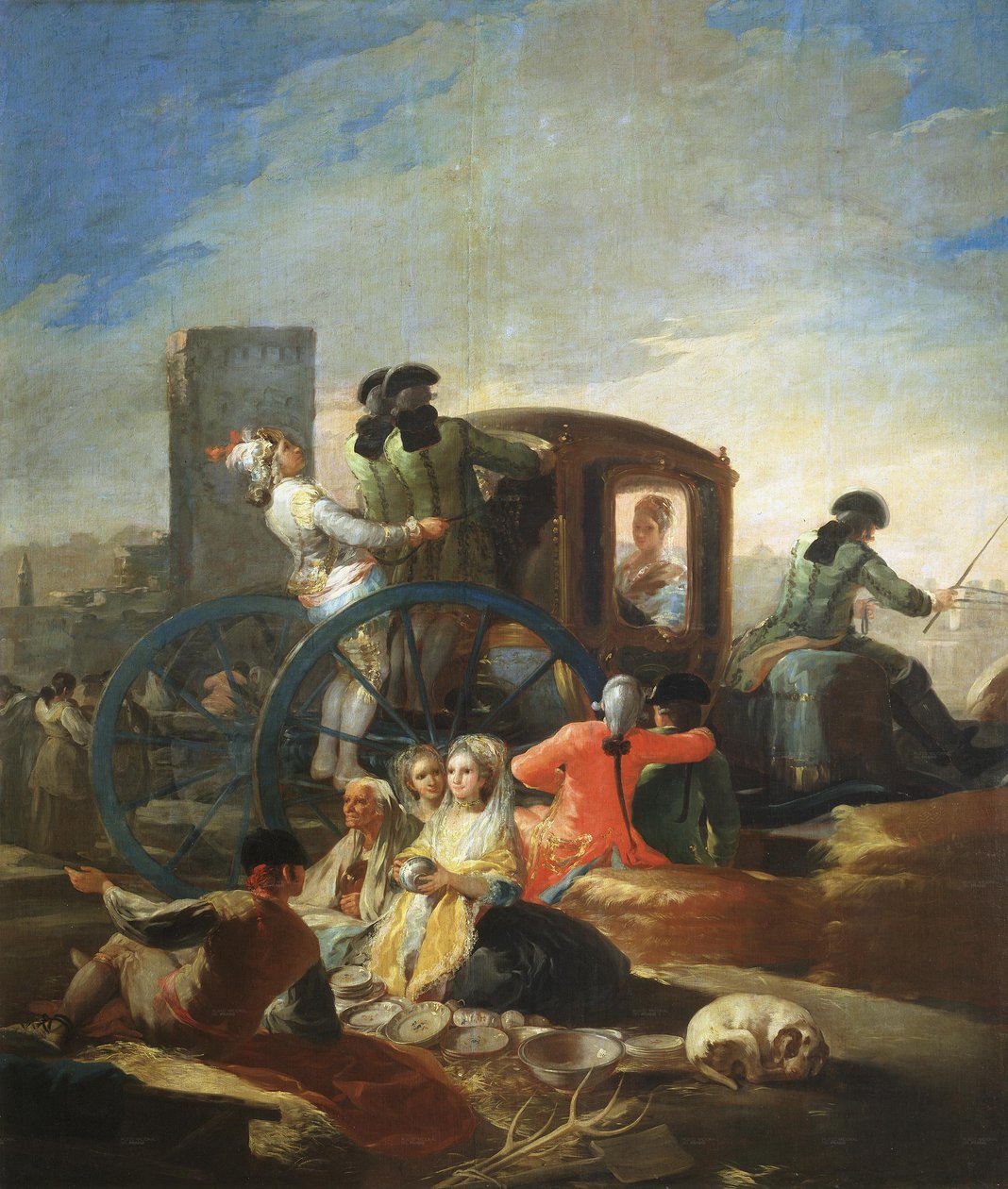 Il venditore di stoviglie da Francisco de Goya