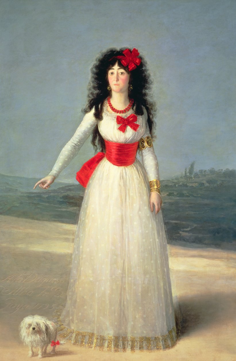 La Duchessa di Alba, 1795 da Francisco de Goya