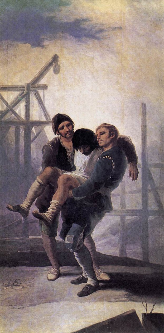 Il muratore ferito da Francisco de Goya