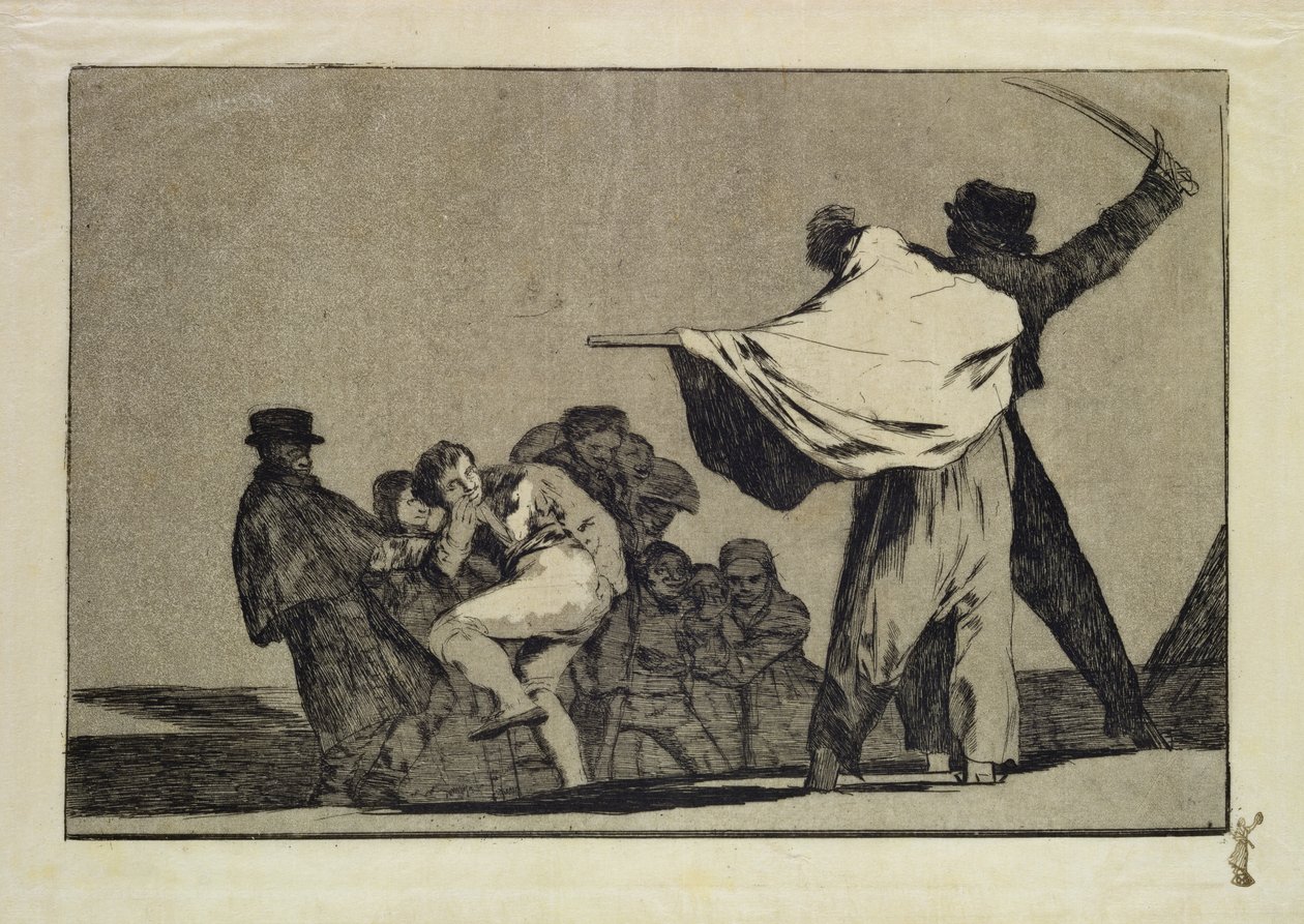 Follia nota, dalla serie Follies da Francisco de Goya