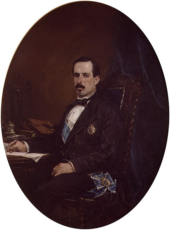 Ritratto del ministro di Fomento Manuel Ruiz Zorrilla da Francisco Domingo Marqués