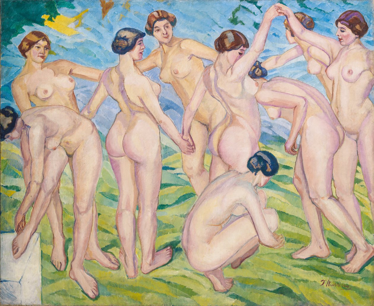 Nudi (Donne che Ballano in un Cerchio) da Francisco de Iturrino