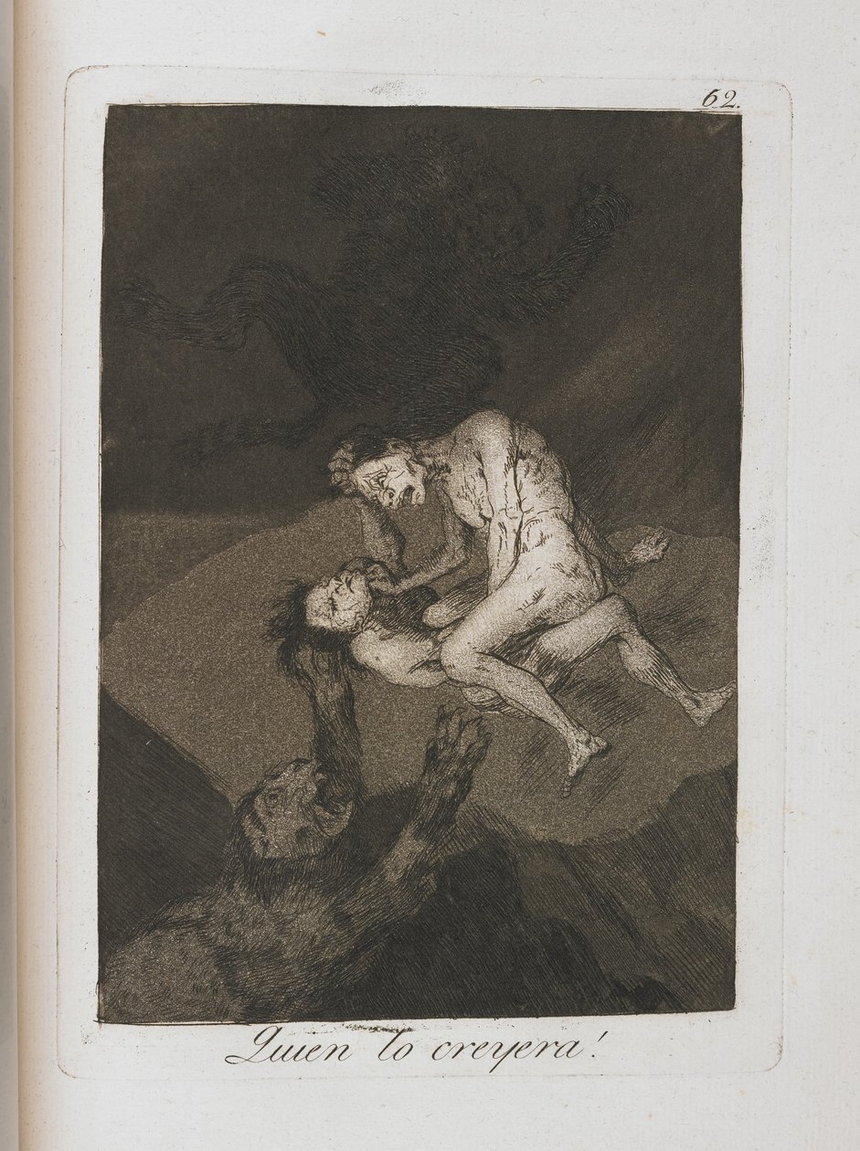 Tavola da Los Caprichos, 1797-1798 da Francisco de Goya