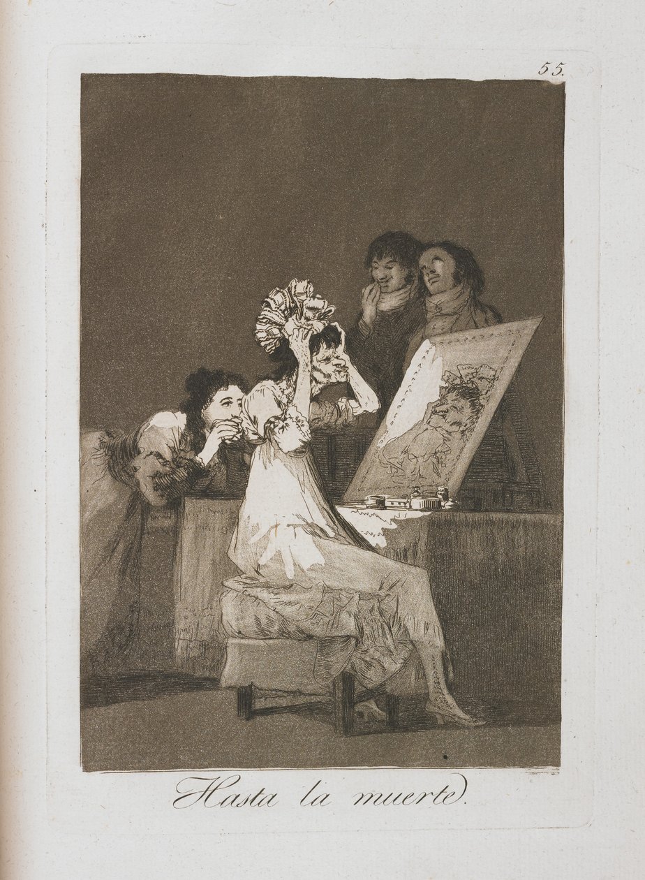 Tavola da Los Caprichos, 1797-1798 da Francisco de Goya