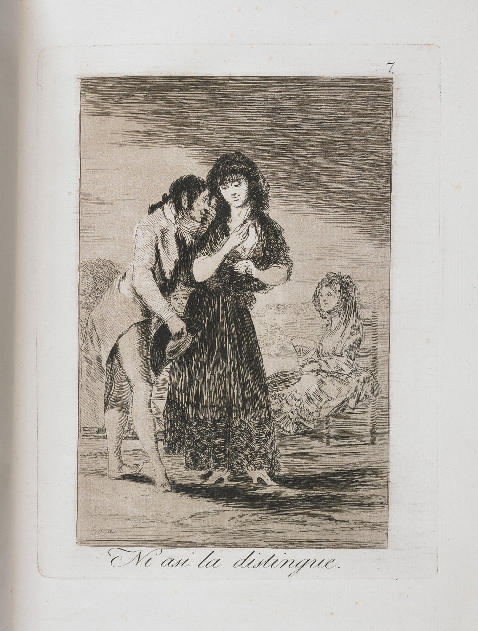 Piatto da Los Caprichos, 1797-1798 da Francisco de Goya